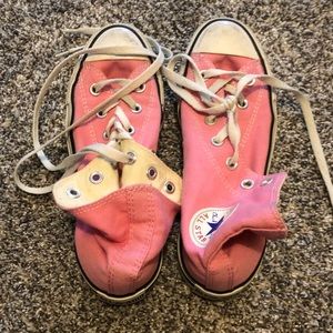 High top pink converse